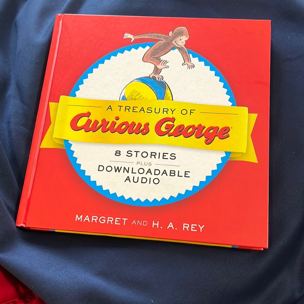 A treasury of Curious George hardcover book